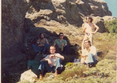 Cerro Otto 1974- Francisco Carlos LOVEY, Francisco LESZCZYNSKI, Hugo HUCK, Marcos LÓPEZ y Jorge GARCÉS.