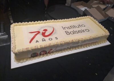 Torta donada por la AEIB para la cena de camaderia . 16/12/2025del Congreo IB70.